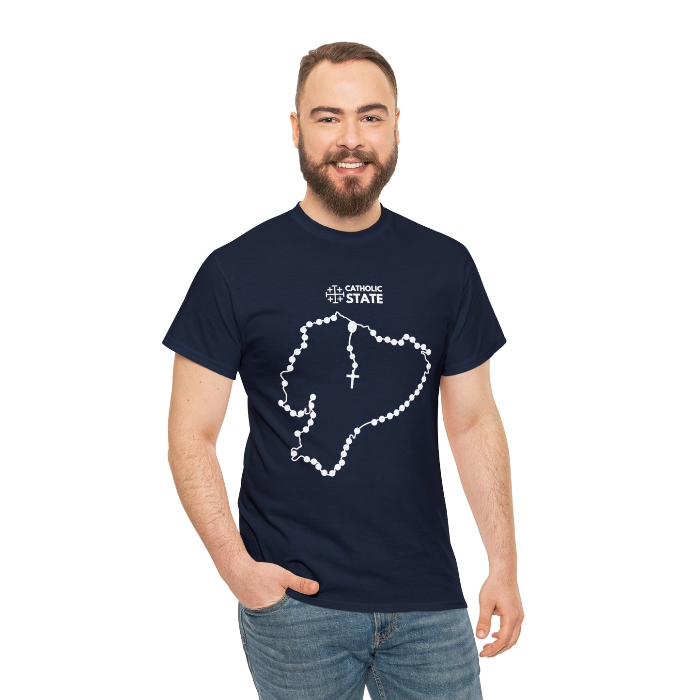 Catholic State Ecuador - Unisex Heavy Cotton Tee