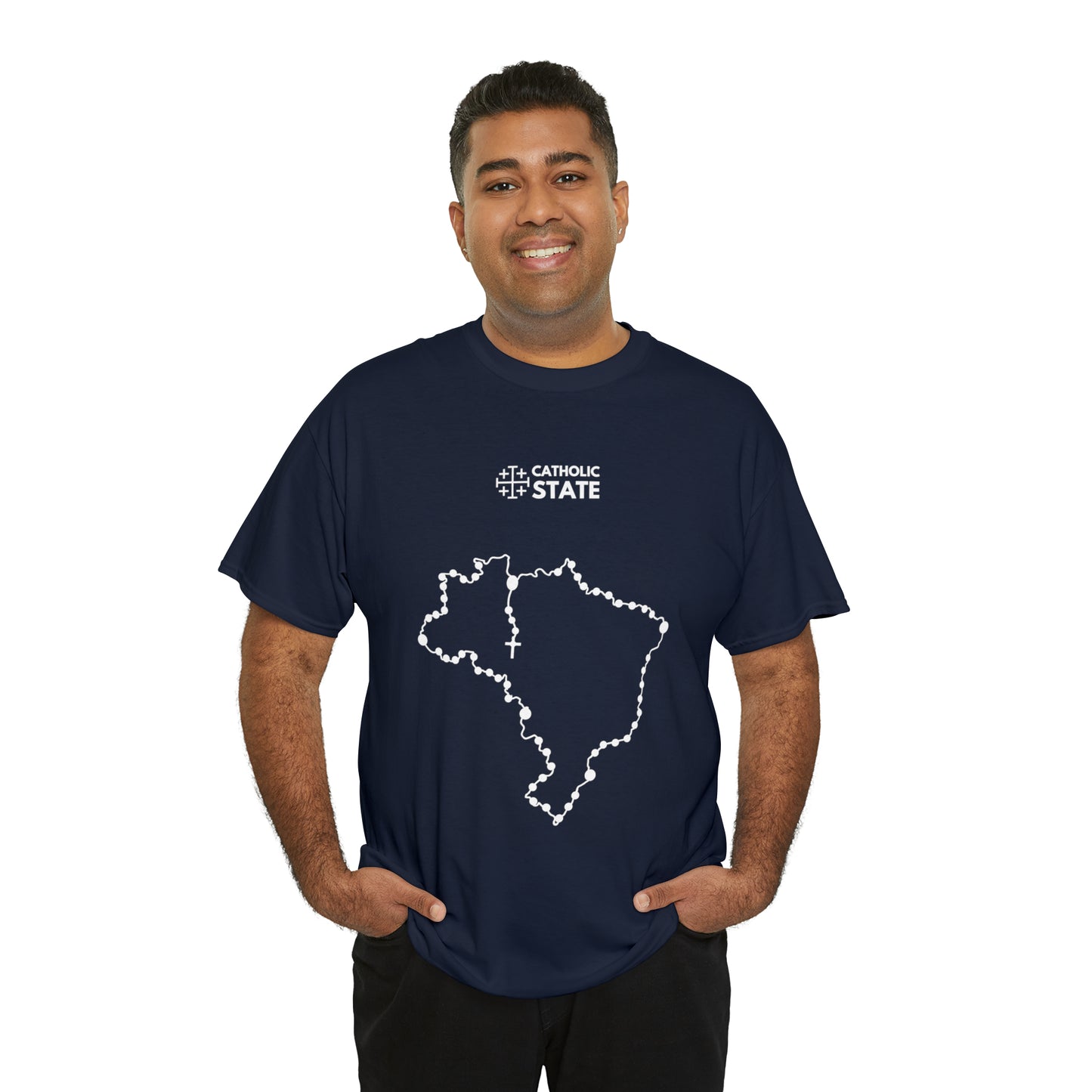 Catholic State Brasil - Unisex Heavy Cotton Tee