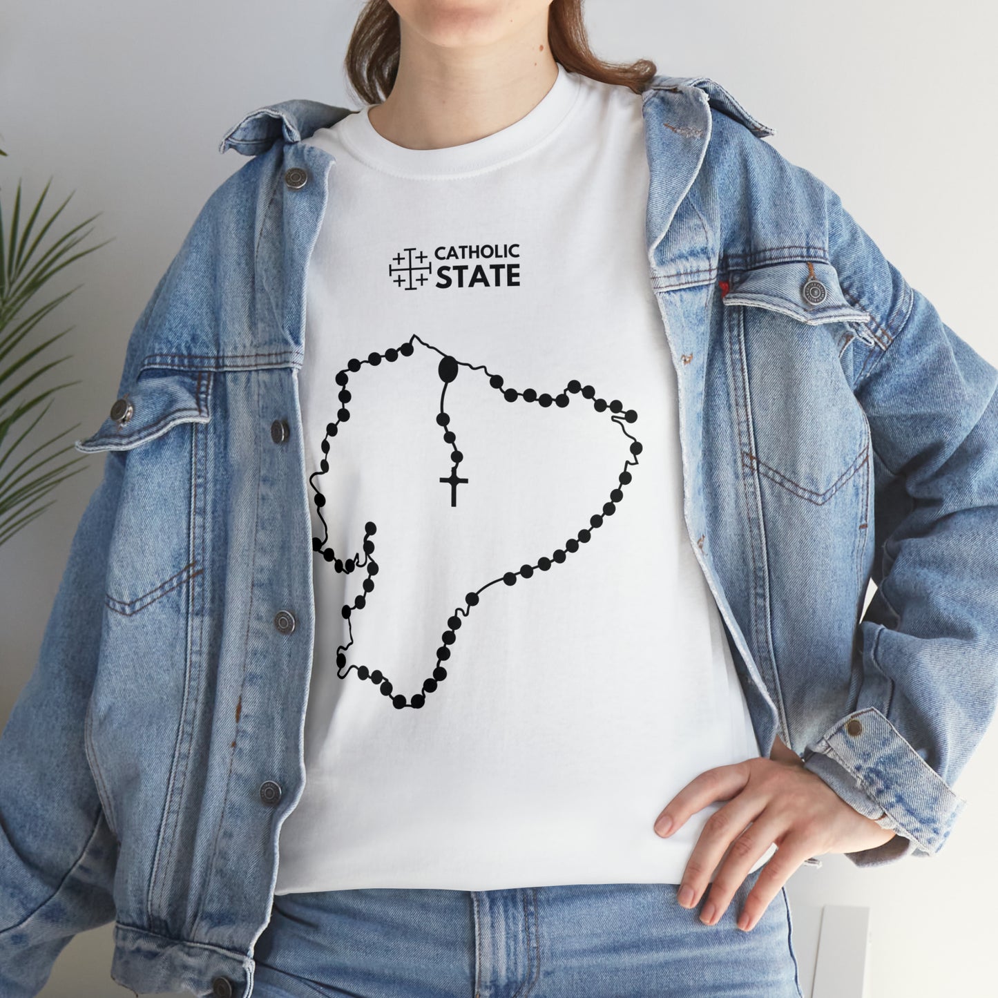 Catholic State Ecuador - Unisex Heavy Cotton Tee