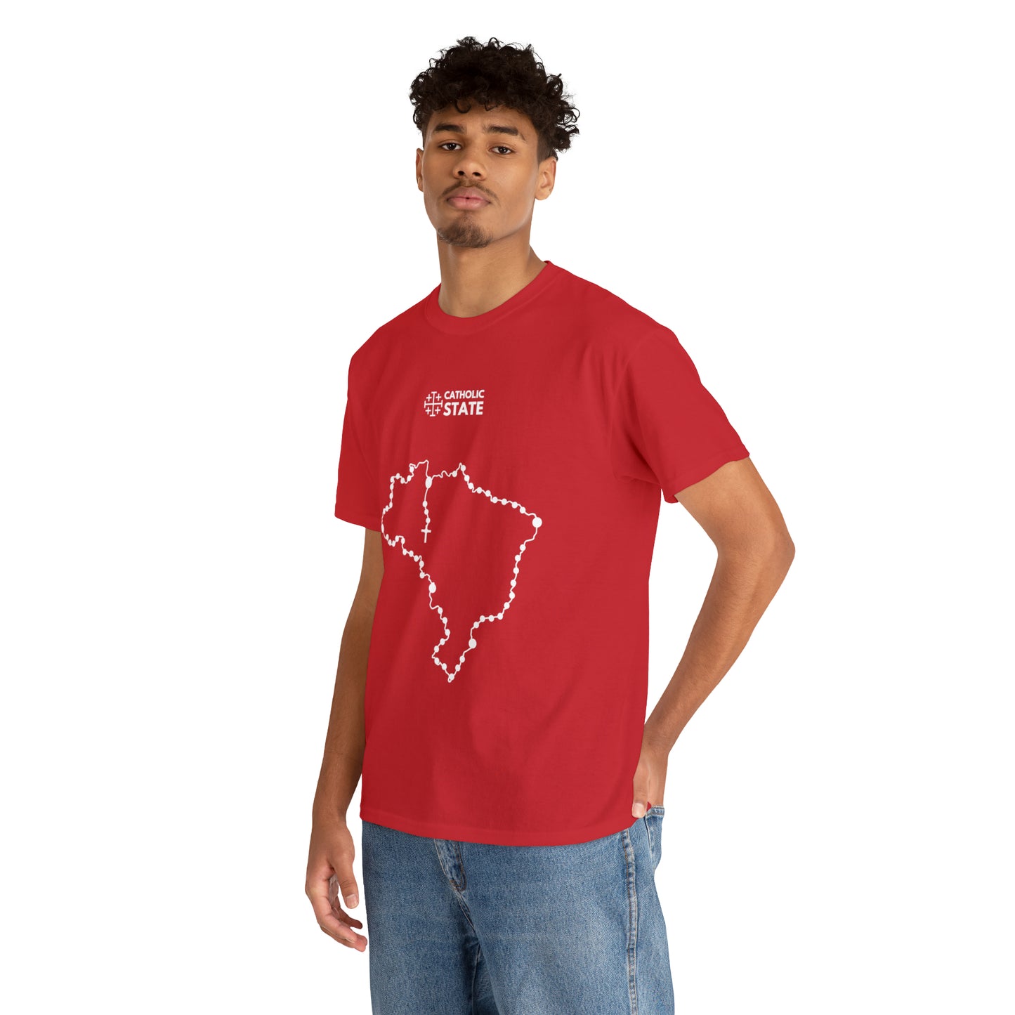 Catholic State Brasil - Unisex Heavy Cotton Tee
