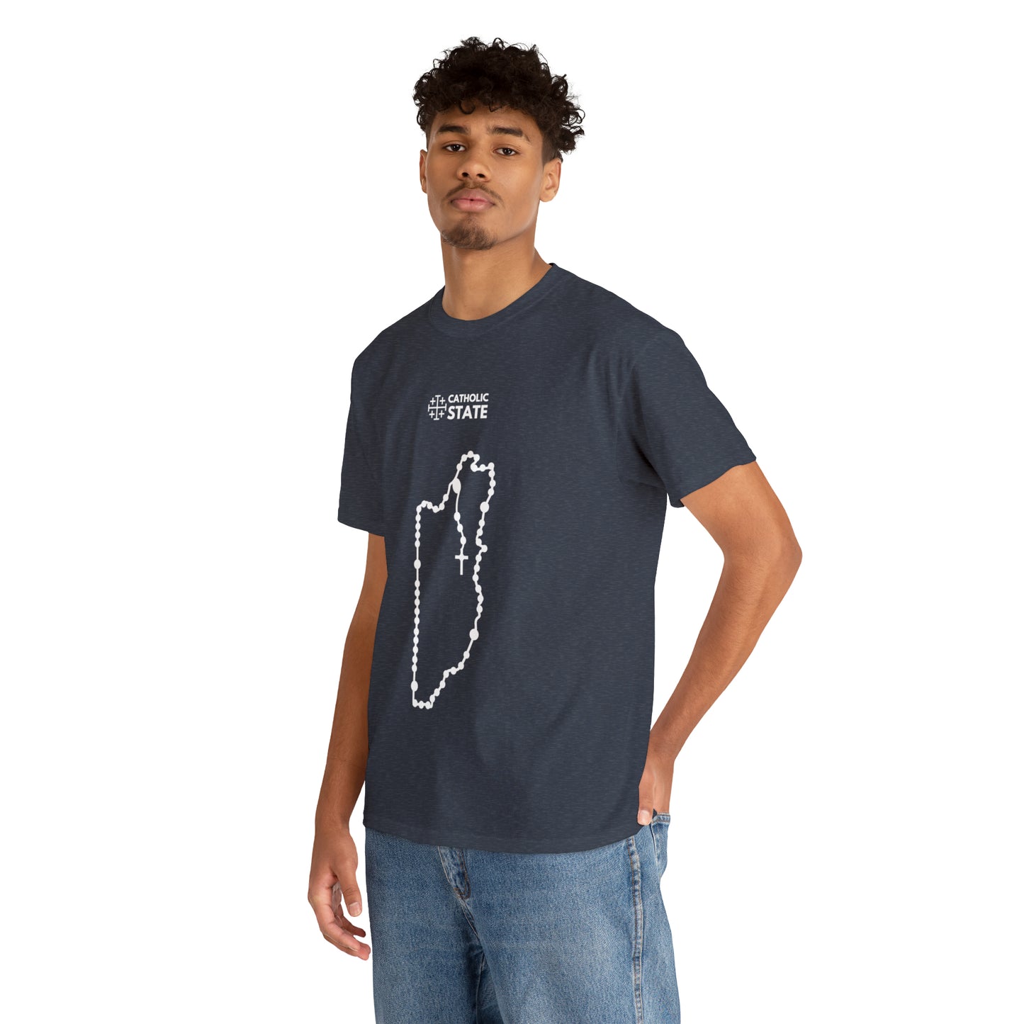 Catholic State Belice - Unisex Heavy Cotton Tee