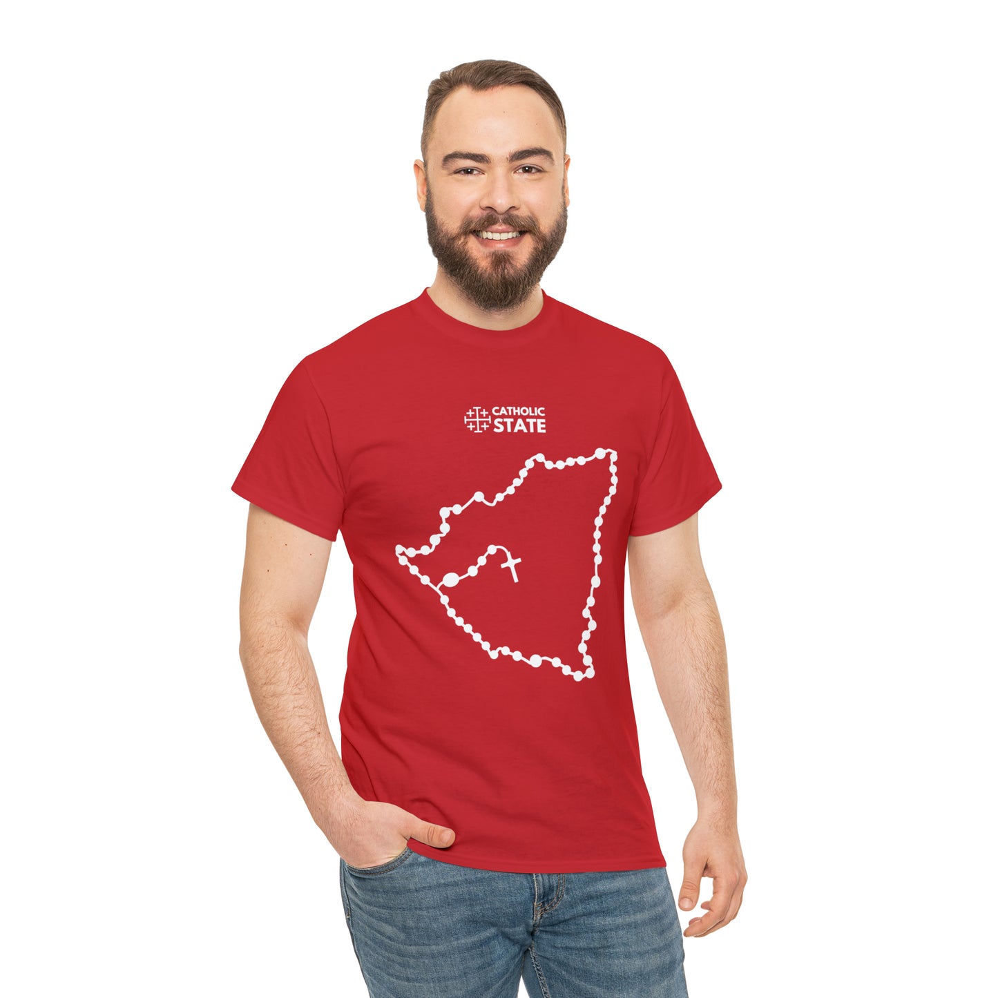 Catholic State Nicaragua - Unisex Heavy Cotton Tee