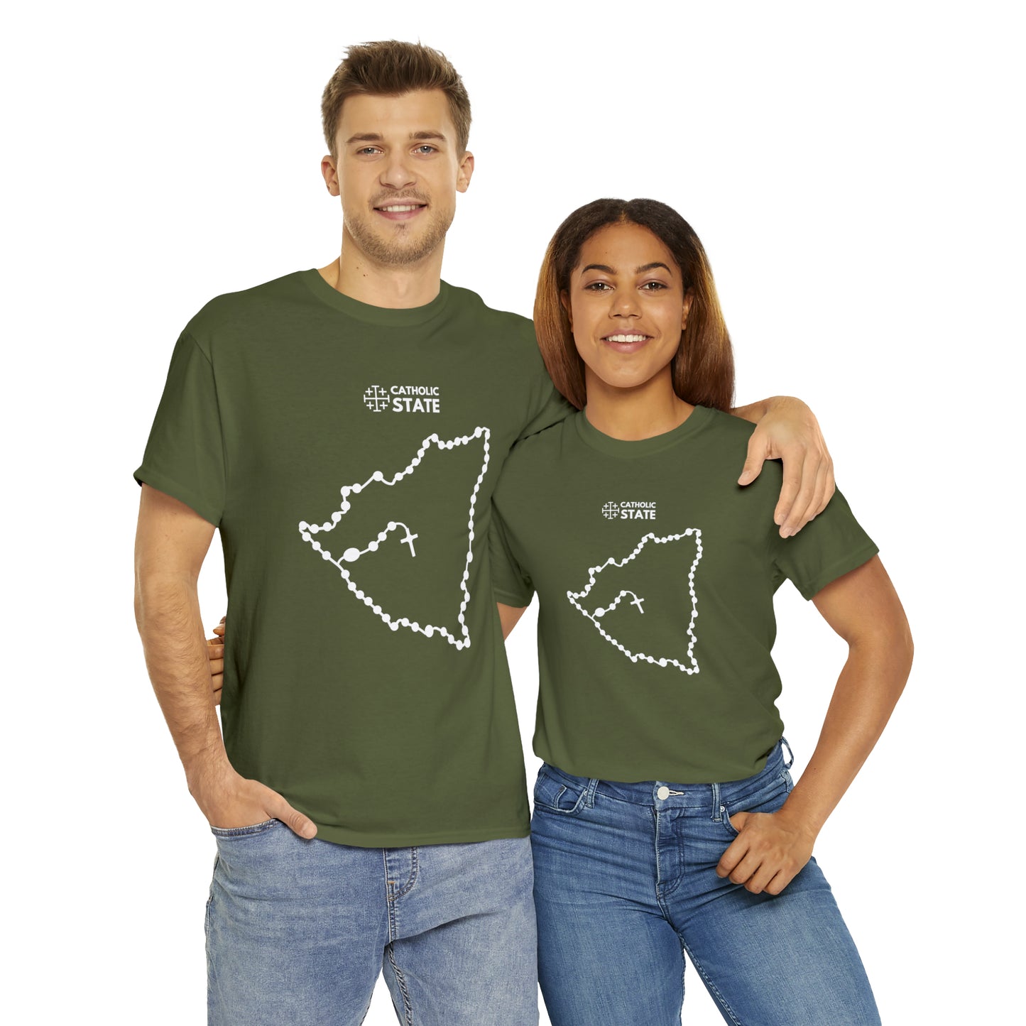 Catholic State Nicaragua - Unisex Heavy Cotton Tee