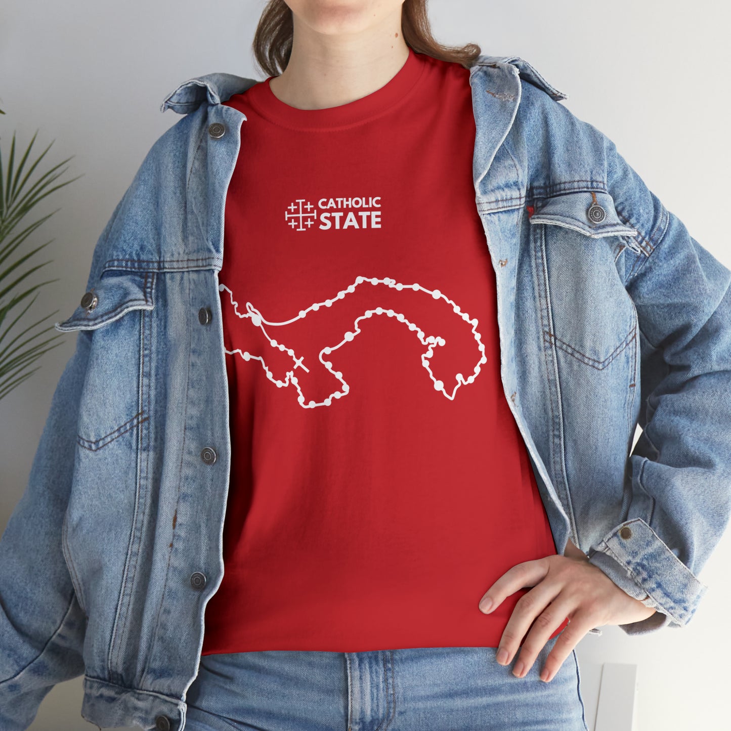 Catholic State Panama - Unisex Heavy Cotton Tee