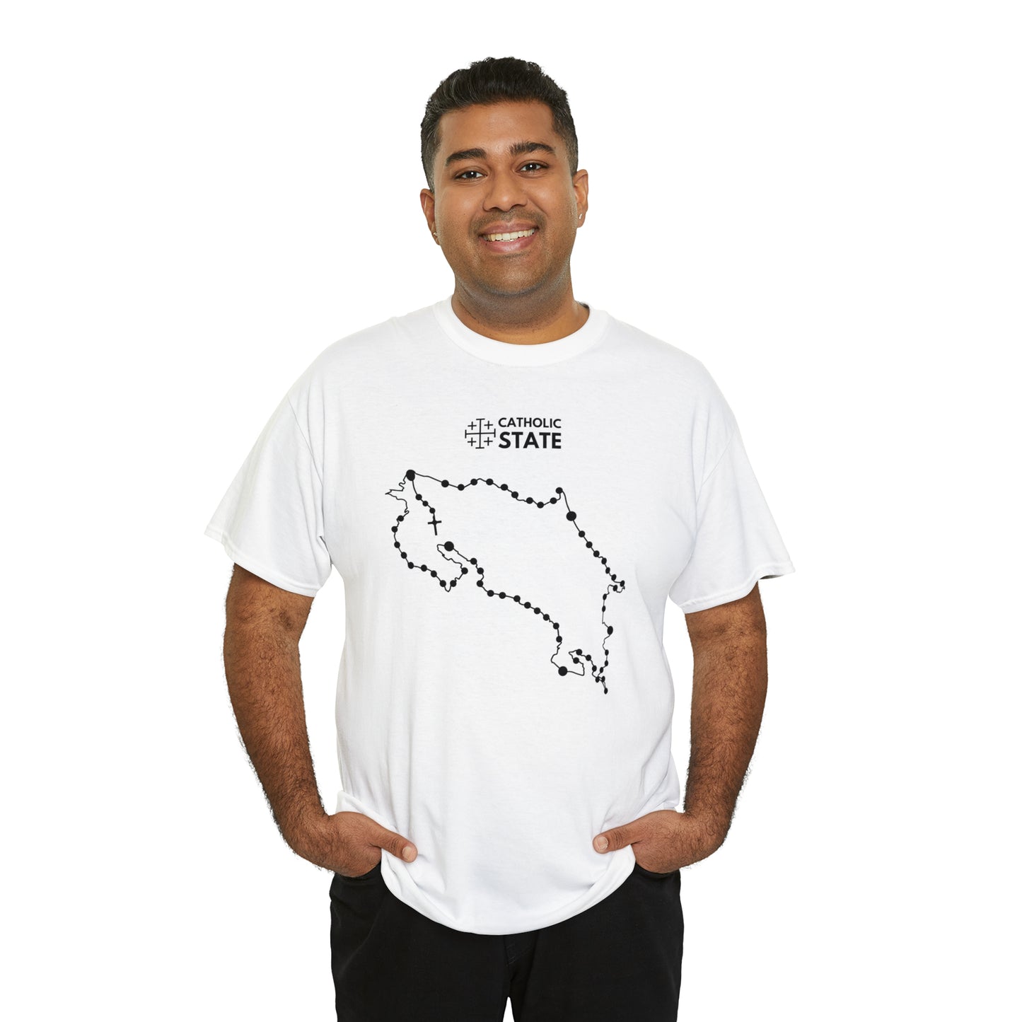 Catholic State Costa Rica - Unisex Heavy Cotton Tee