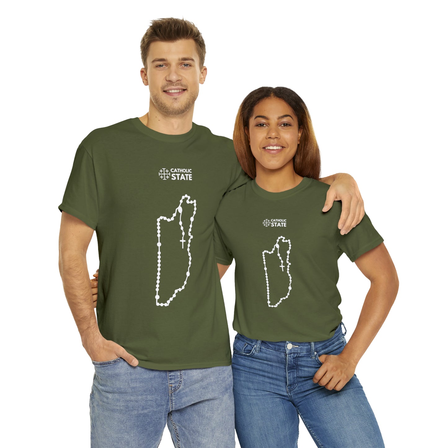 Catholic State Belice - Unisex Heavy Cotton Tee