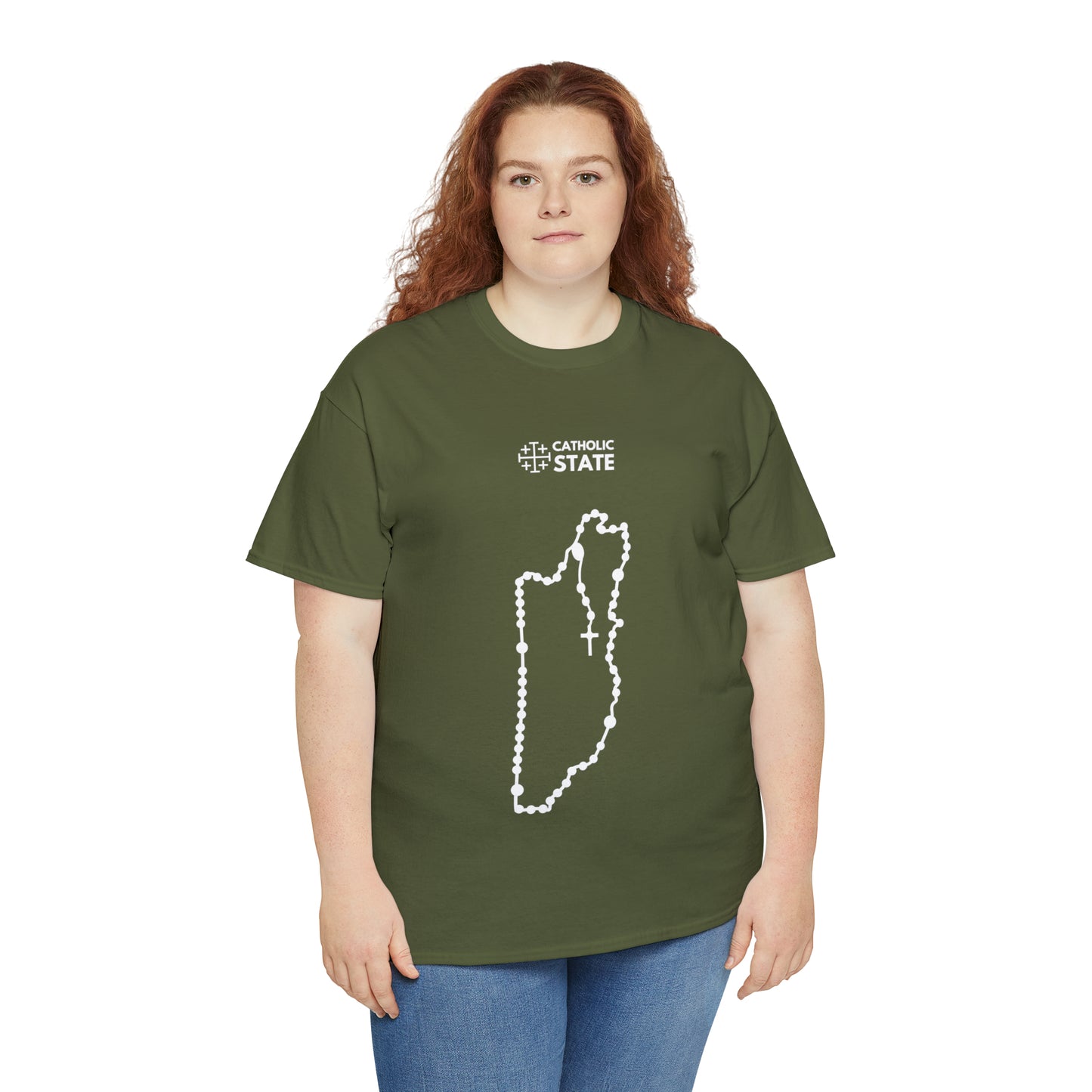 Catholic State Belice - Unisex Heavy Cotton Tee