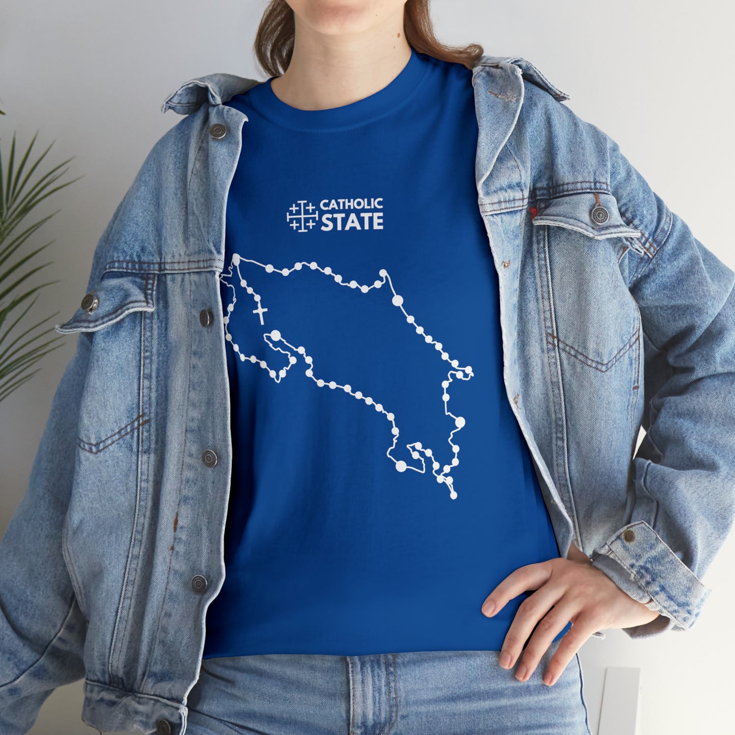 Catholic State Costa Rica - Unisex Heavy Cotton Tee