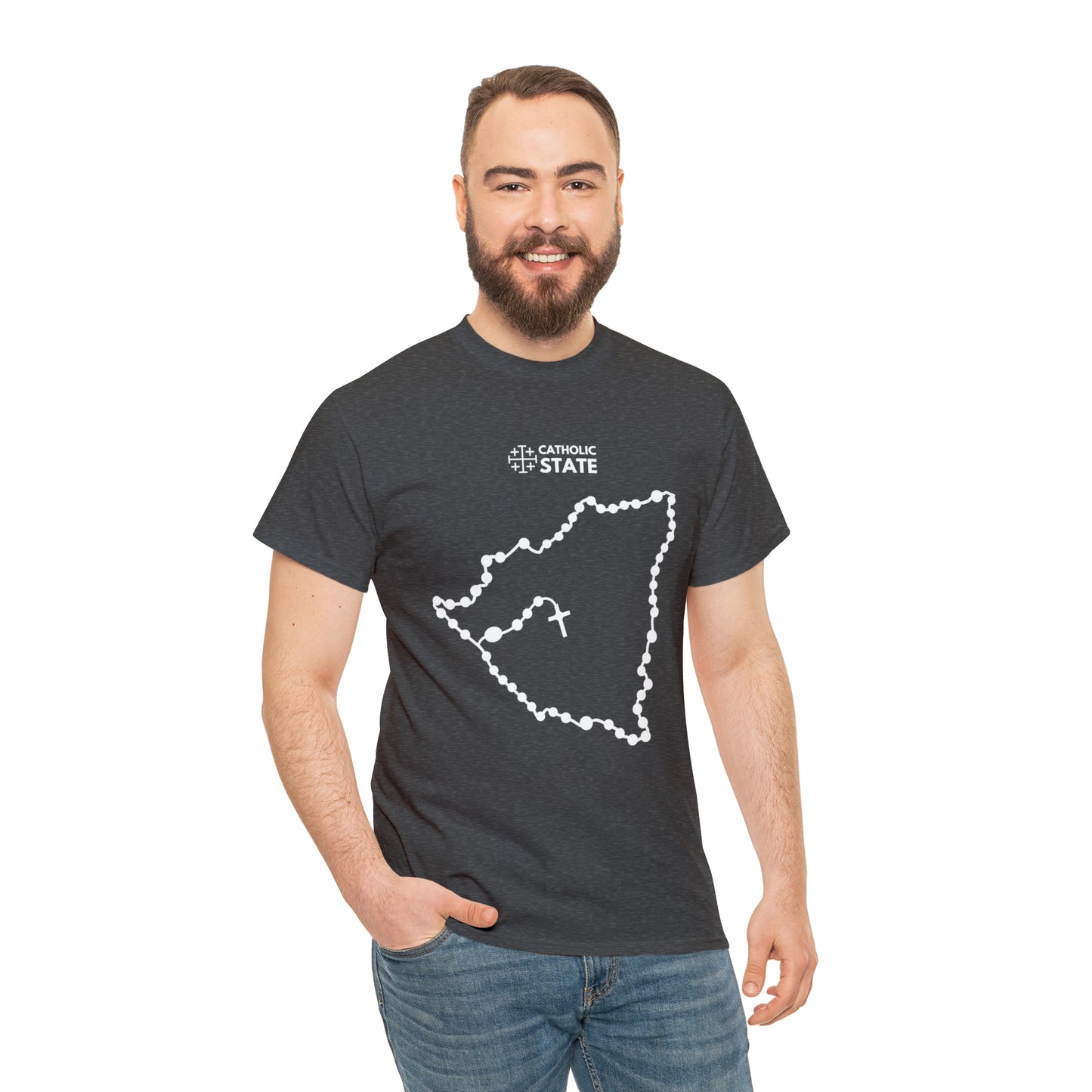 Catholic State Nicaragua - Unisex Heavy Cotton Tee