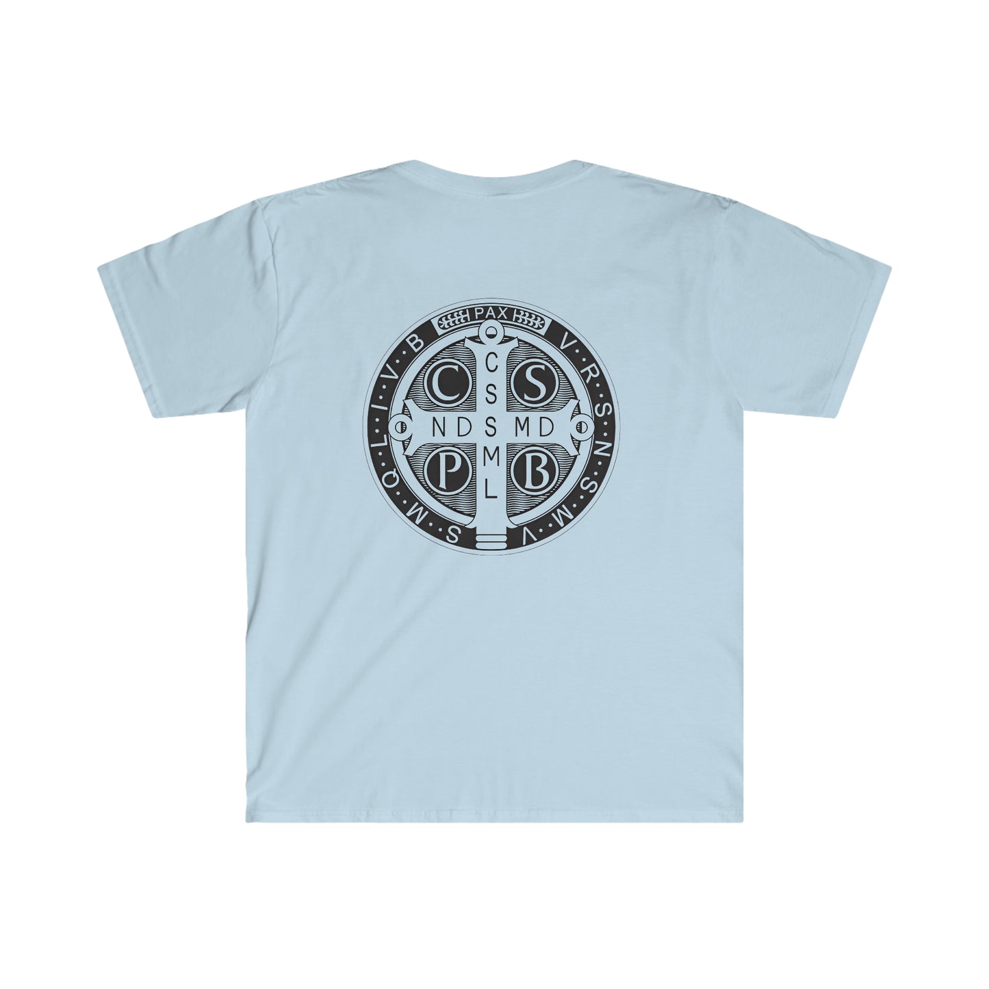 Saint Benedict Medal Unisex Softstyle T-Shirt