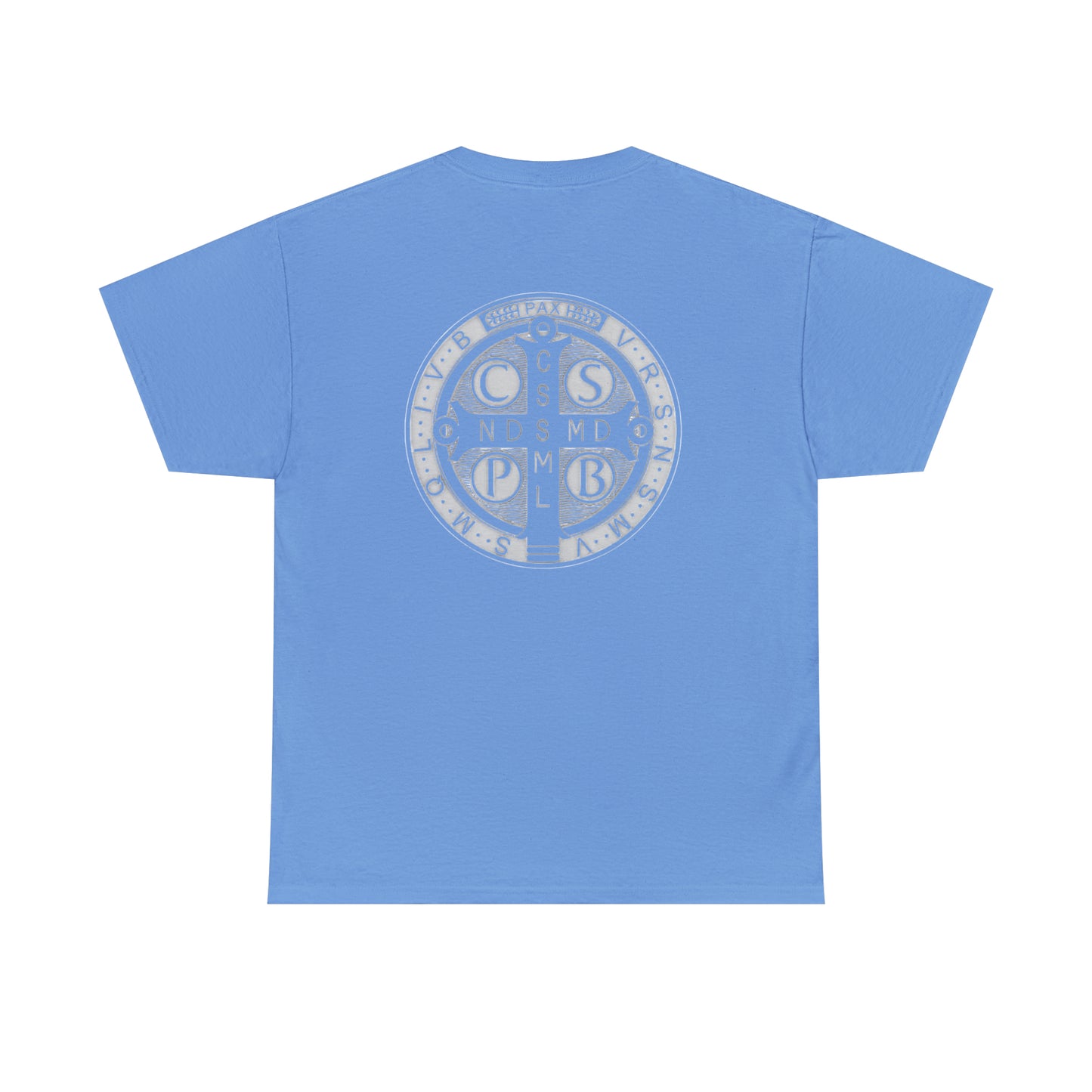 Saint Benedict Medal - Unisex Heavy Cotton Tee