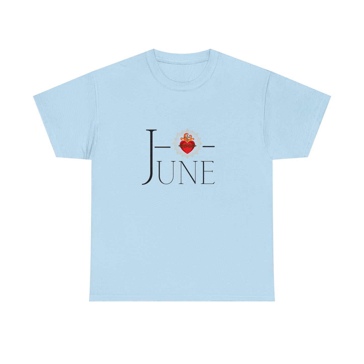 JUNE Sacred Heart - Unisex Heavy Cotton Tee