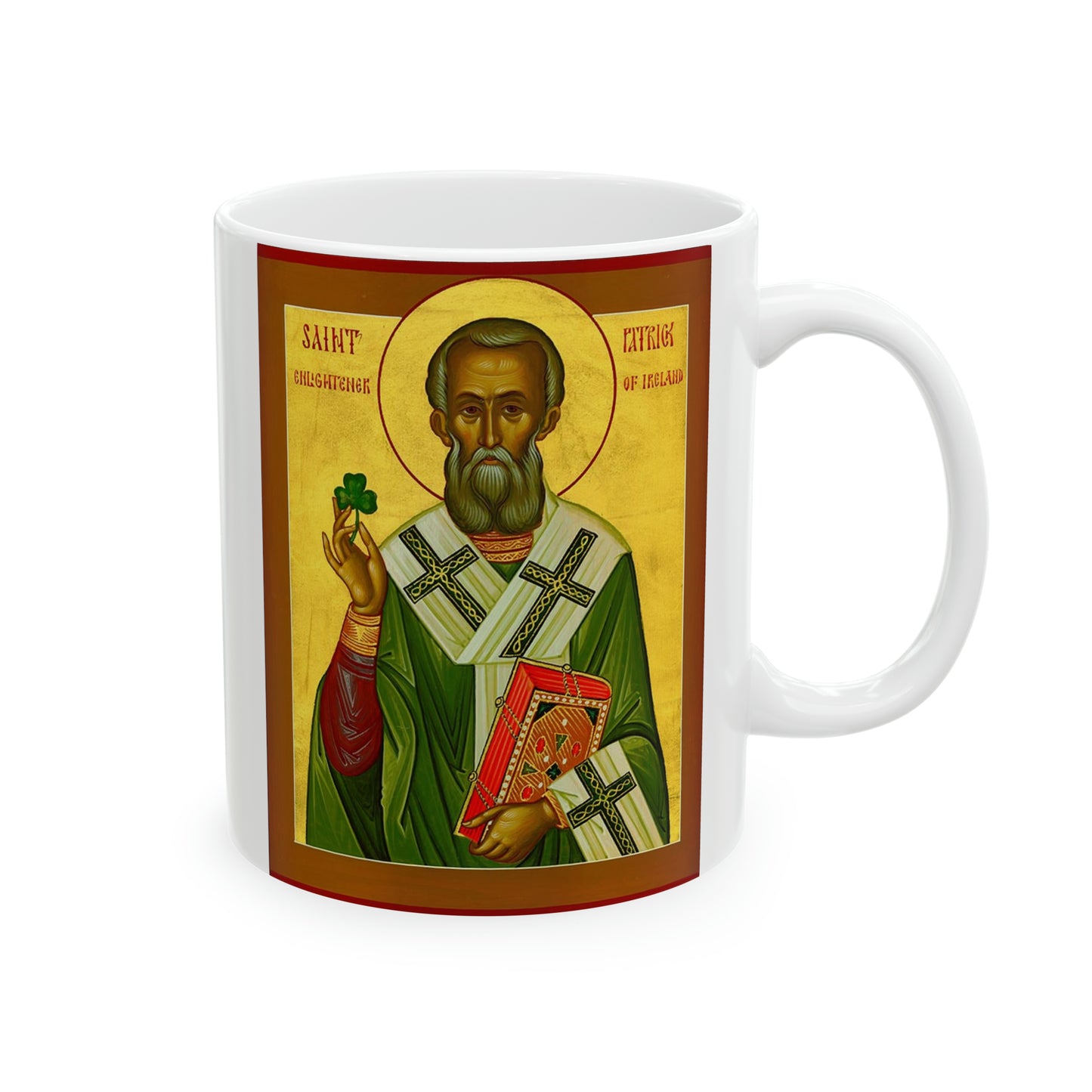 St. Patrick Ceramic Mug, 11oz