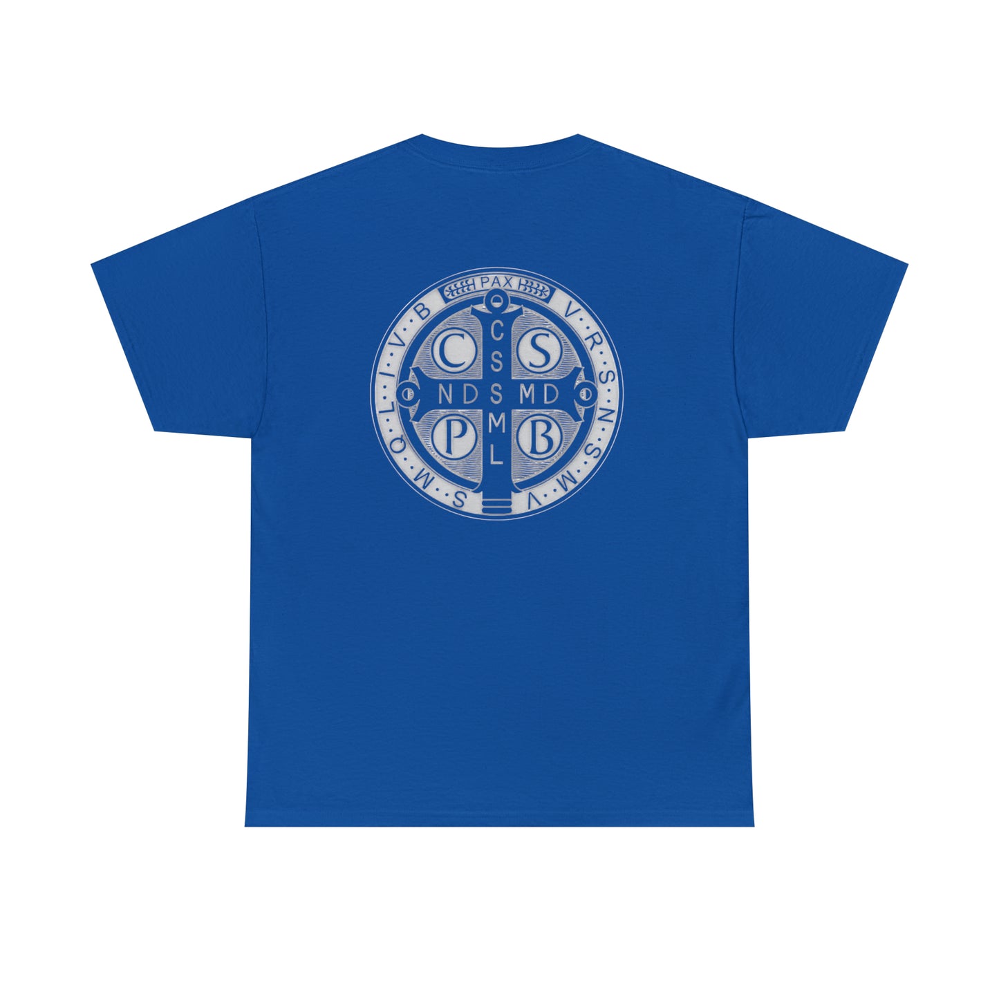 Saint Benedict Medal - Unisex Heavy Cotton Tee